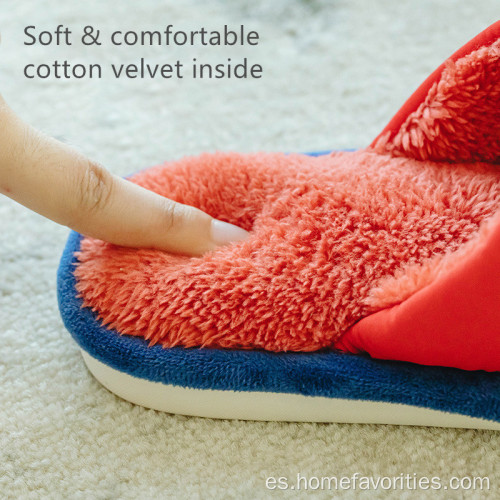 Dormitorio de invierno para niños Zapatillas de algodón cálidas y acogedoras
